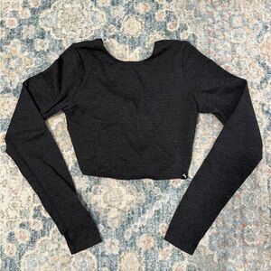 Joylab Athletic Long Sleeve Crop Top